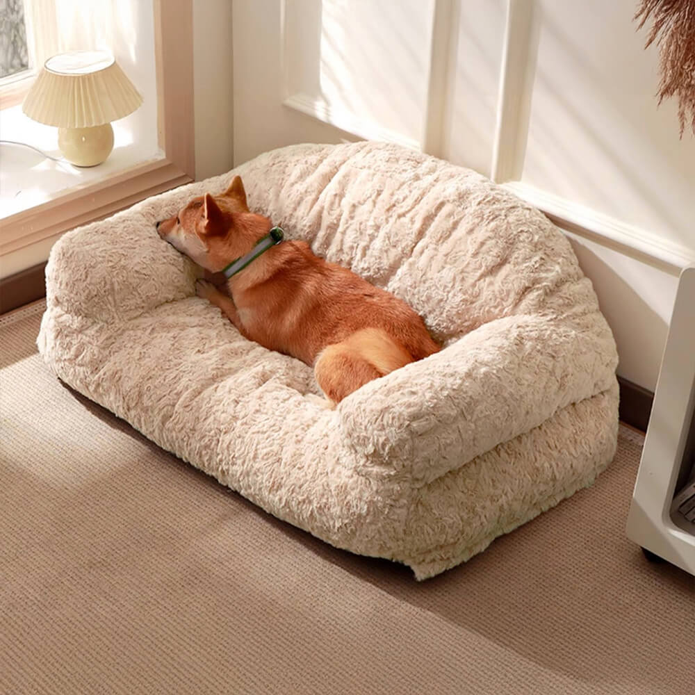 Letto per cani e gatti accogliente, con supporto completo, caldo, rimovibile e lavabile.