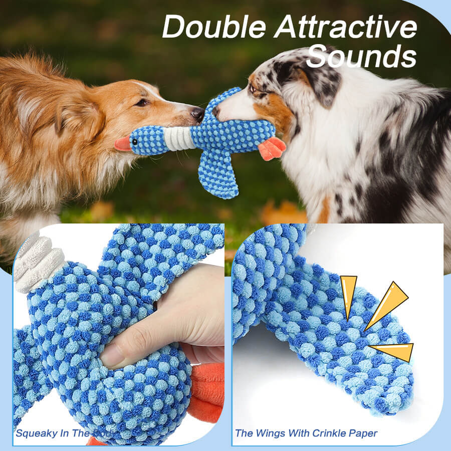 Giocattolo per cani resistente alla masticazione con squeaker - Uccello