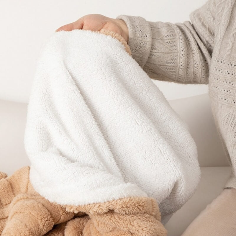 Coperta per animali domestici in peluche caldo e reversibile