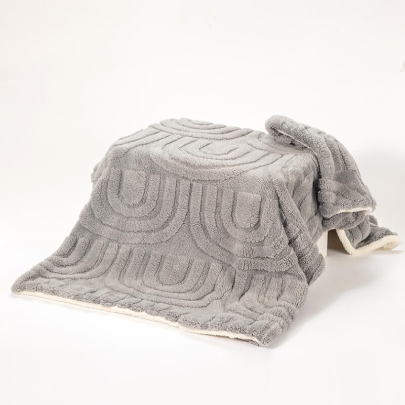 Coperta per animali domestici in peluche caldo e reversibile