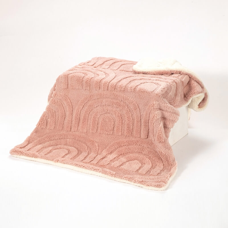 Coperta per animali domestici in peluche caldo e reversibile