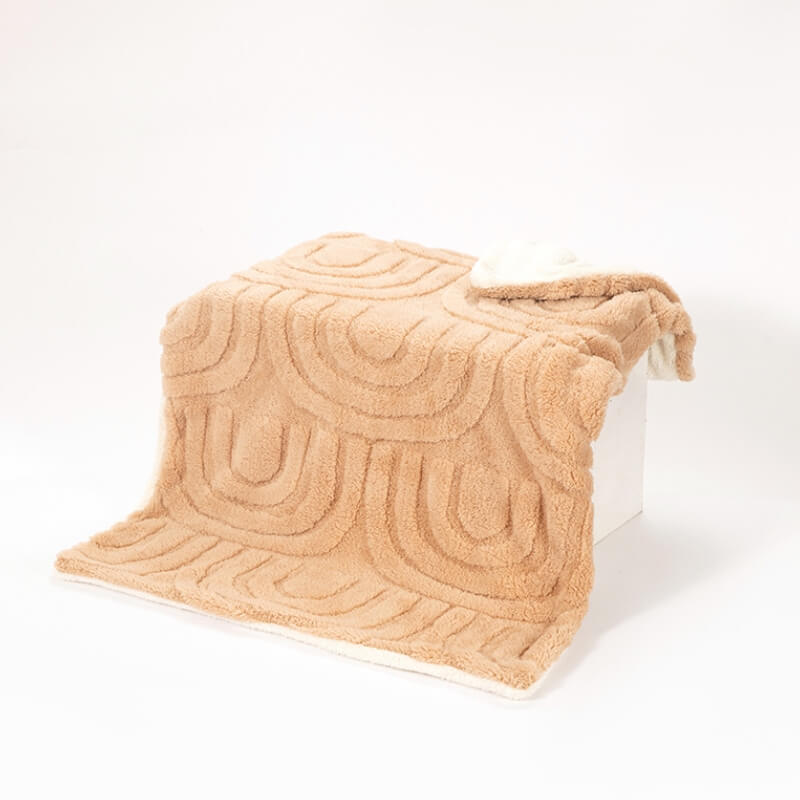 Coperta per animali domestici in peluche caldo e reversibile