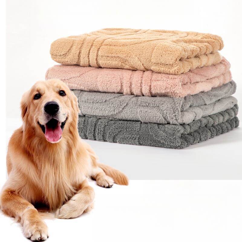 Coperta per animali domestici in peluche caldo e reversibile