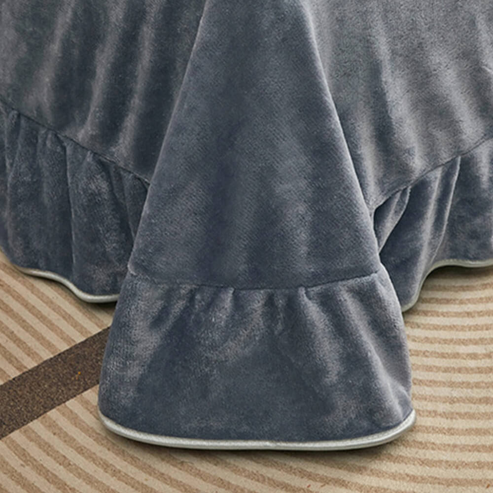 Set di Lenzuola in Velluto di Latte con Motivo Botanico Elegante