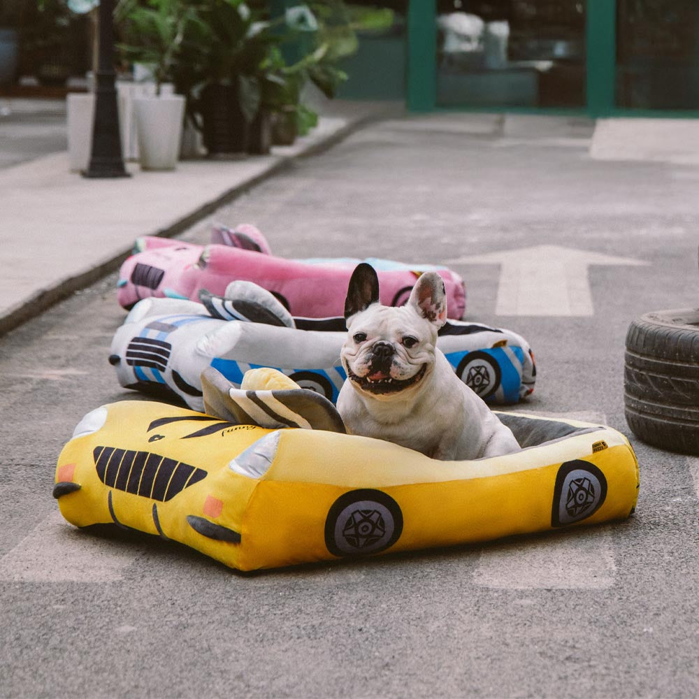 Letto per animali in forma di auto da corsa cabriolet classica - Fast&Fur