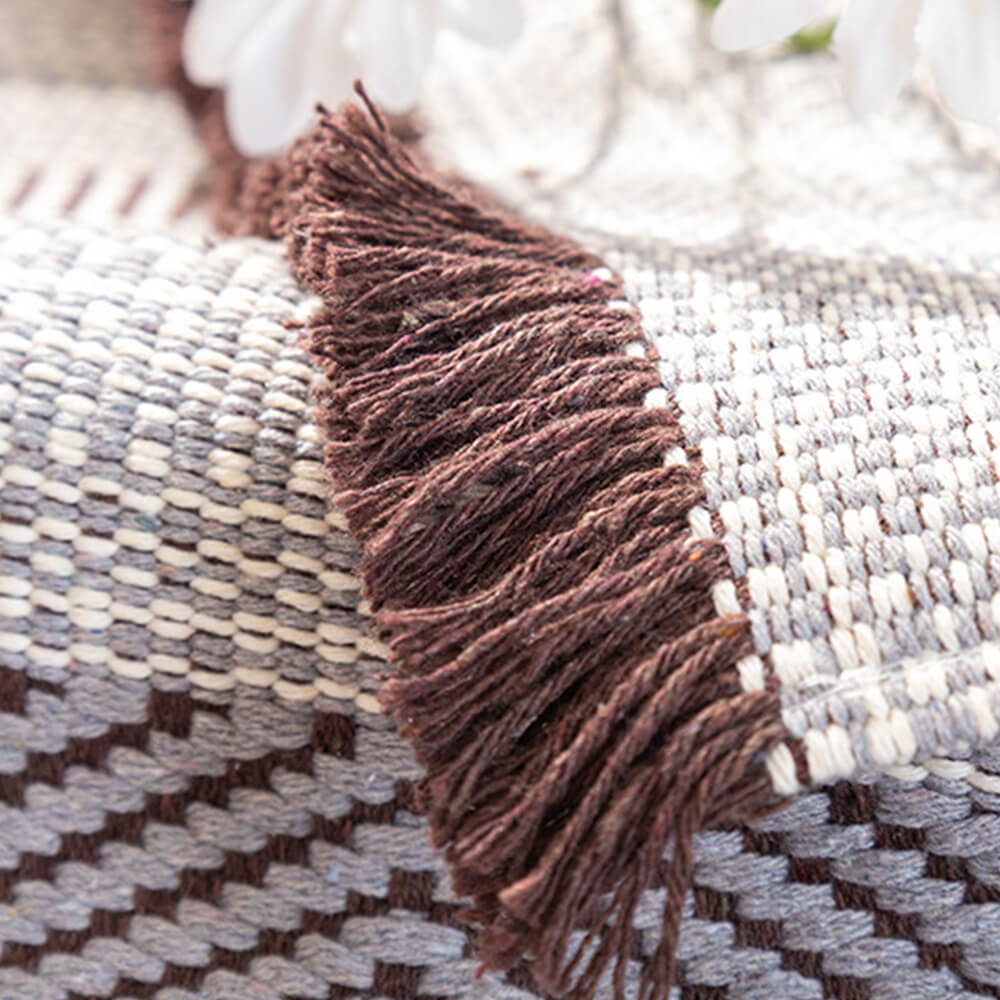 Copertura per divano in cotone e lino naturale classico e traspirante