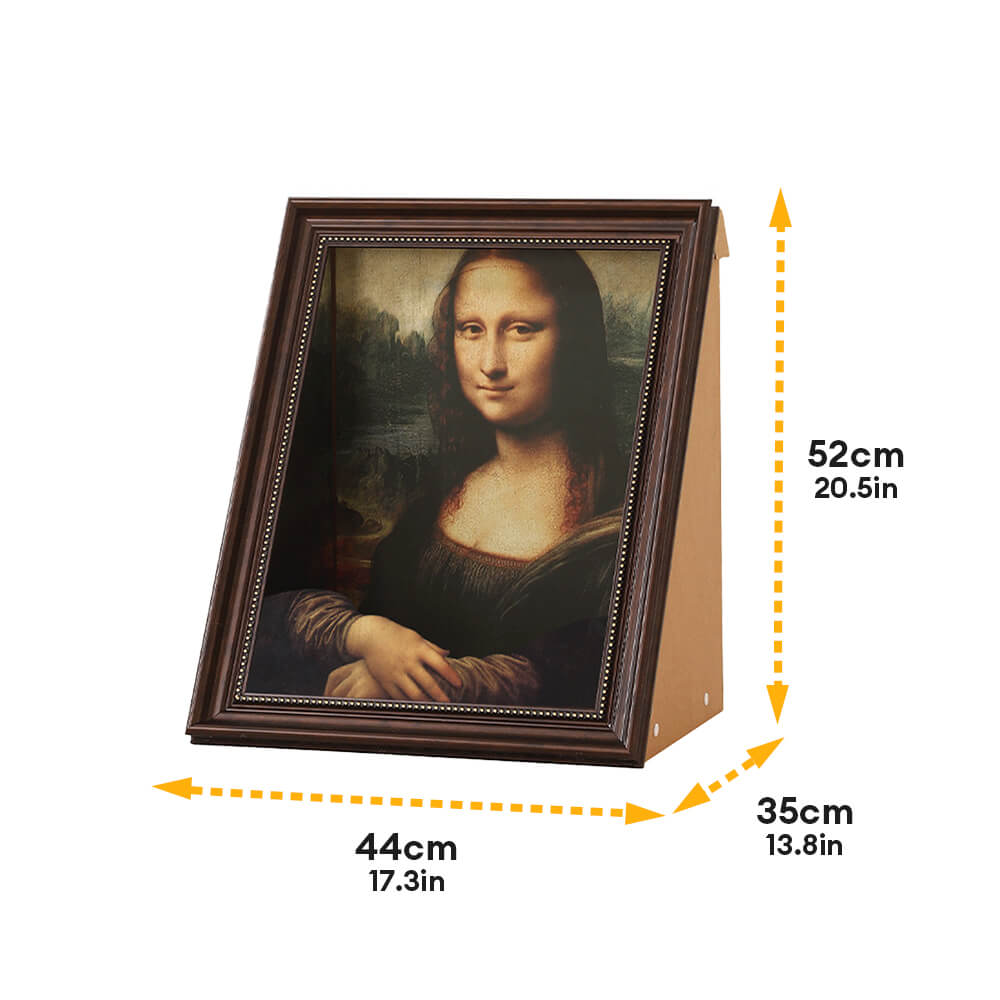 Artigianato Decorativo Ispirato alla Pittura ad Olio Classica Letto per Gatti Graffiato 3D