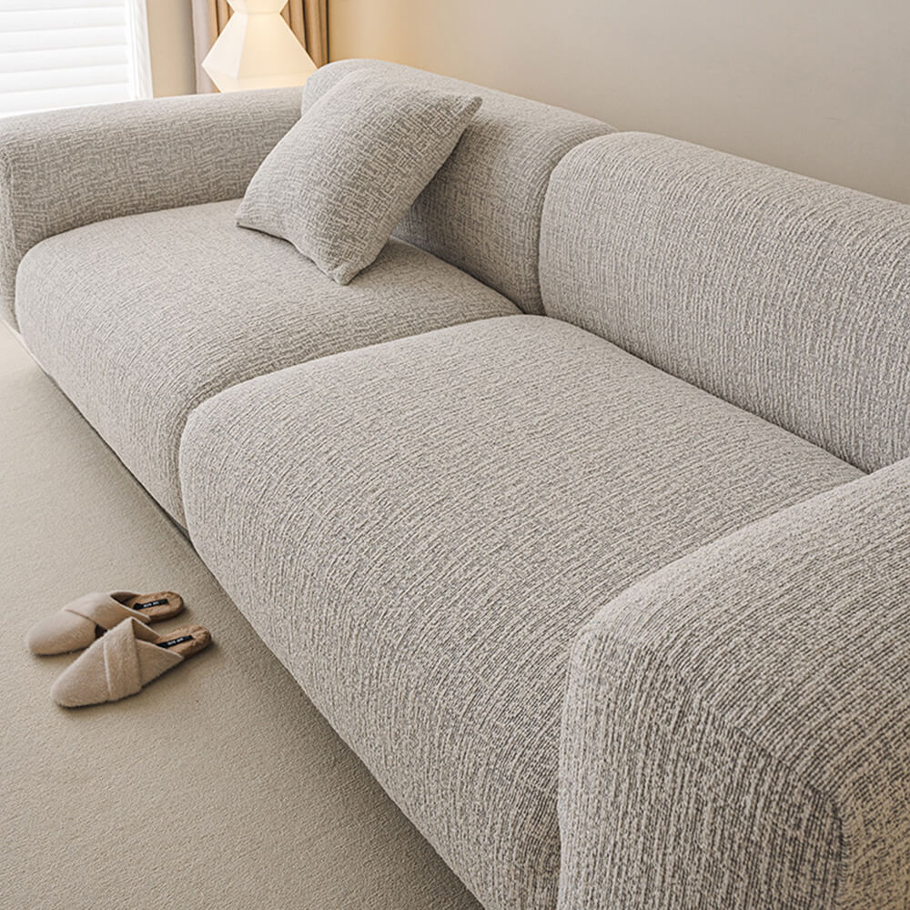 Copertura per divano elasticizzata a tutta copertura in chenille elegante, anti-graffio, adatta per tutte le stagioni