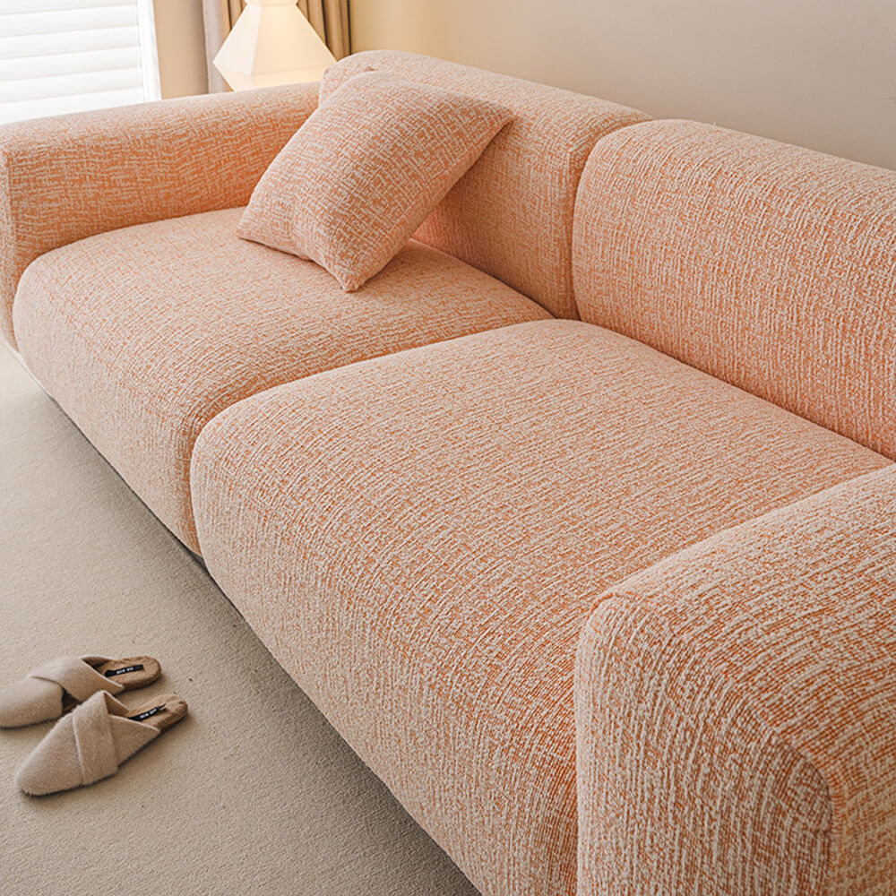 Copertura per divano elasticizzata a tutta copertura in chenille elegante, anti-graffio, adatta per tutte le stagioni