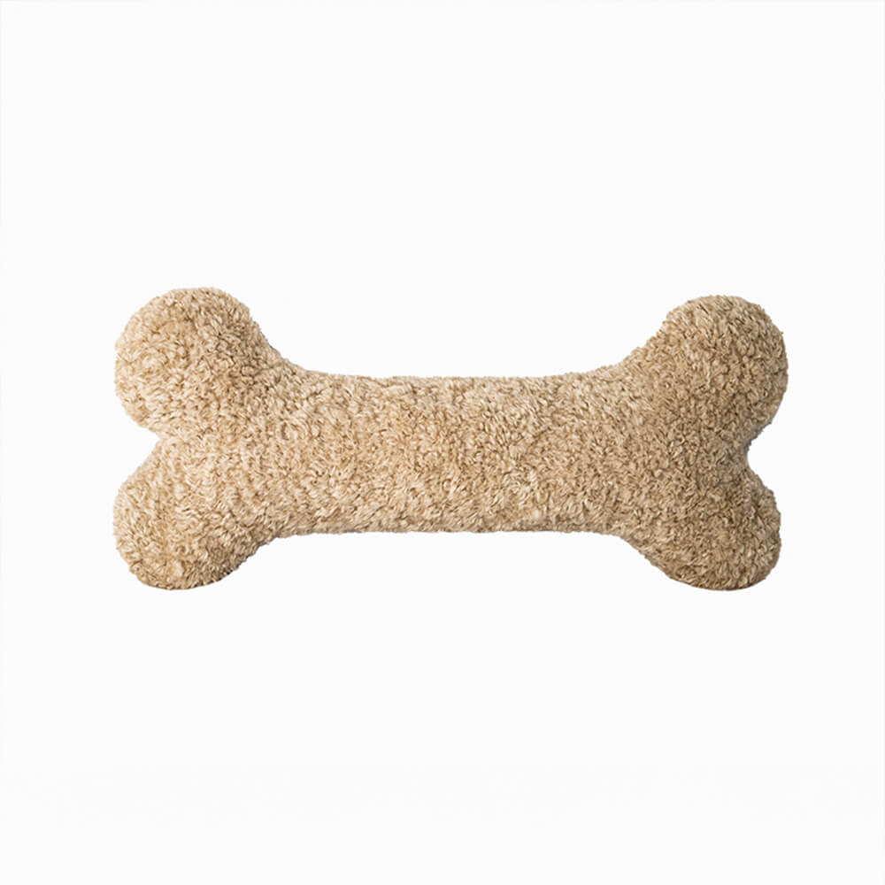Cuscino decorativo morbido e accogliente a forma di osso per divano in peluche
