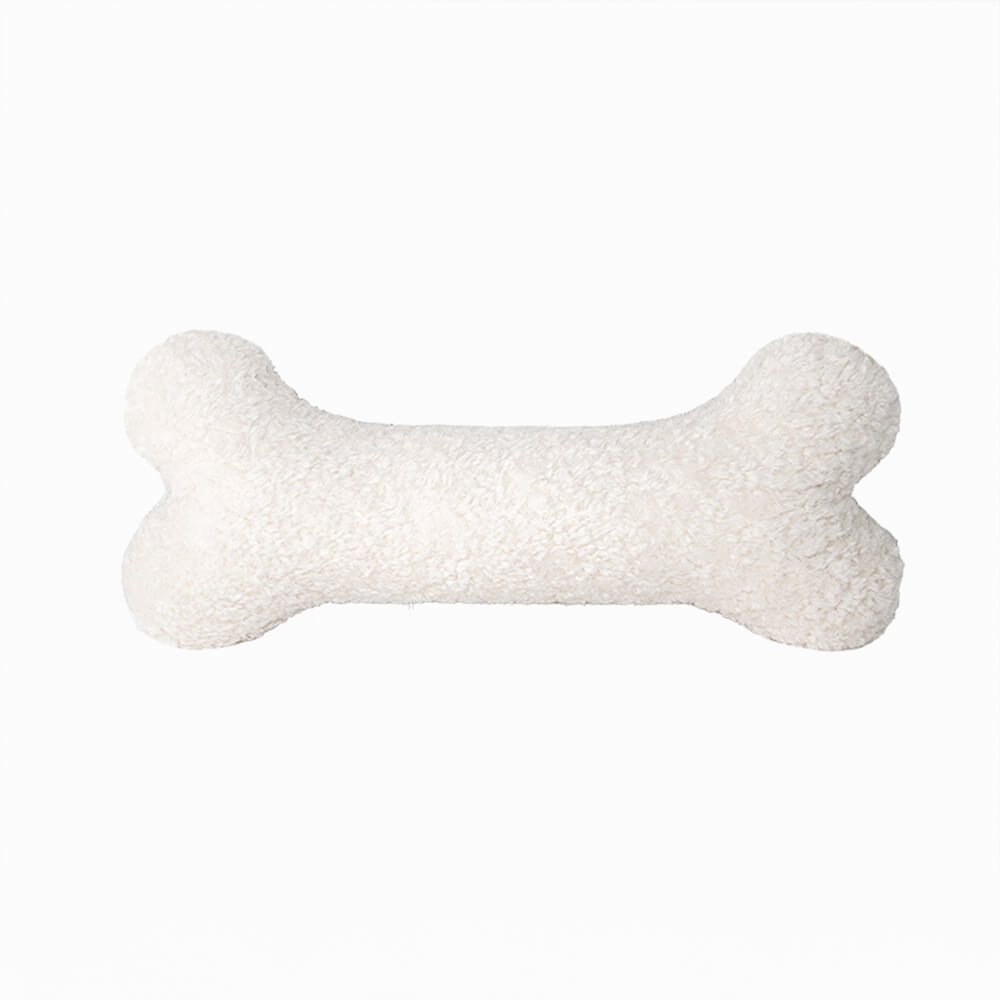 Cuscino decorativo morbido e accogliente a forma di osso per divano in peluche