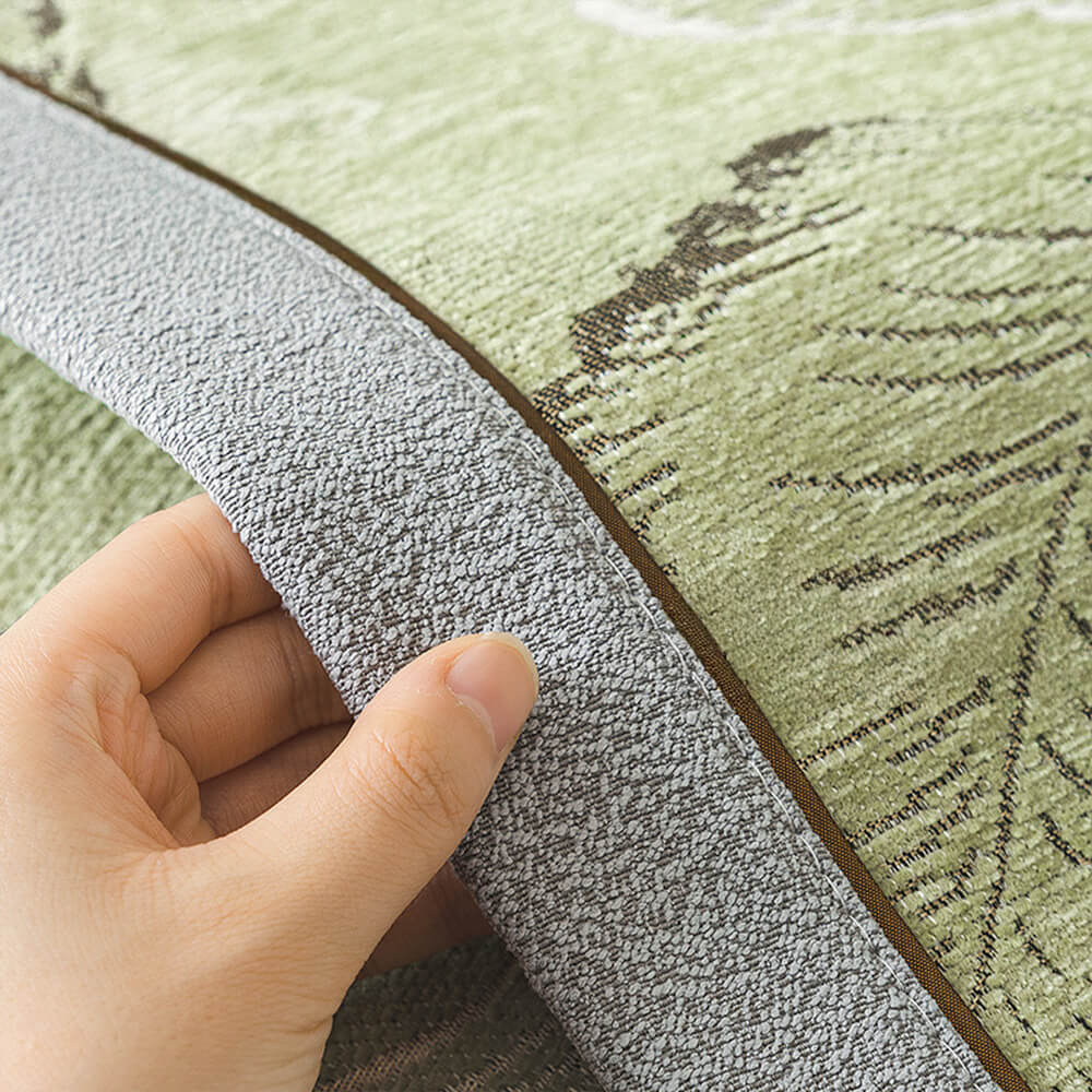 Copertura per divano antiscivolo in chenille con texture premium e resistente ai graffi