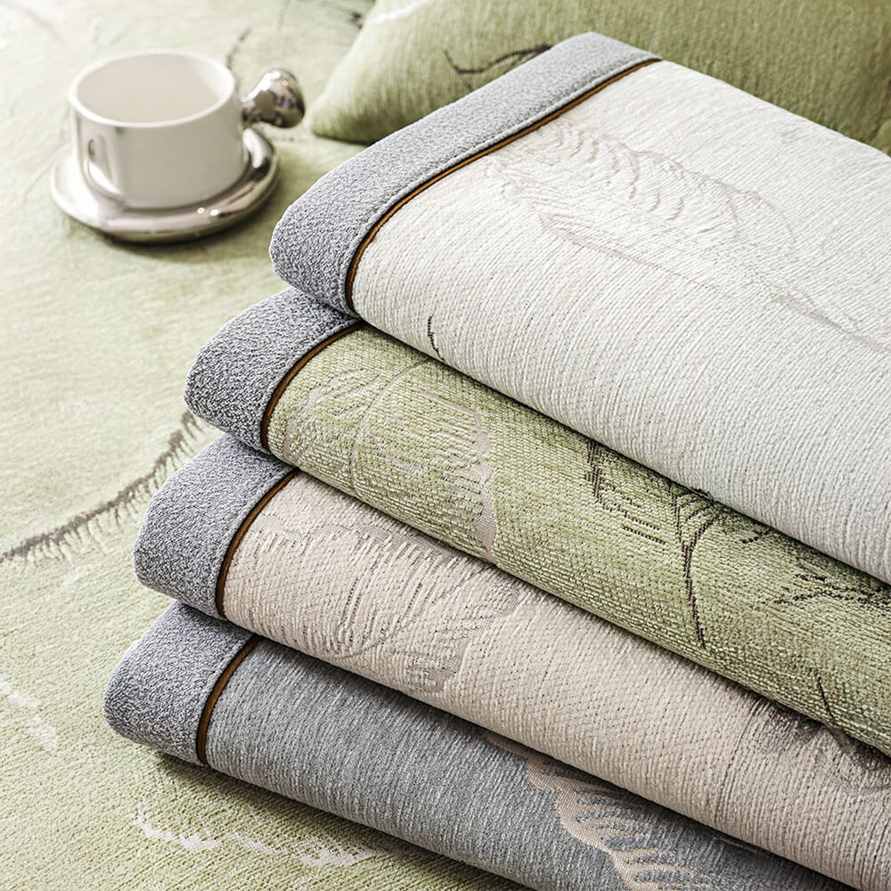 Copertura per divano antiscivolo in chenille con texture premium e resistente ai graffi