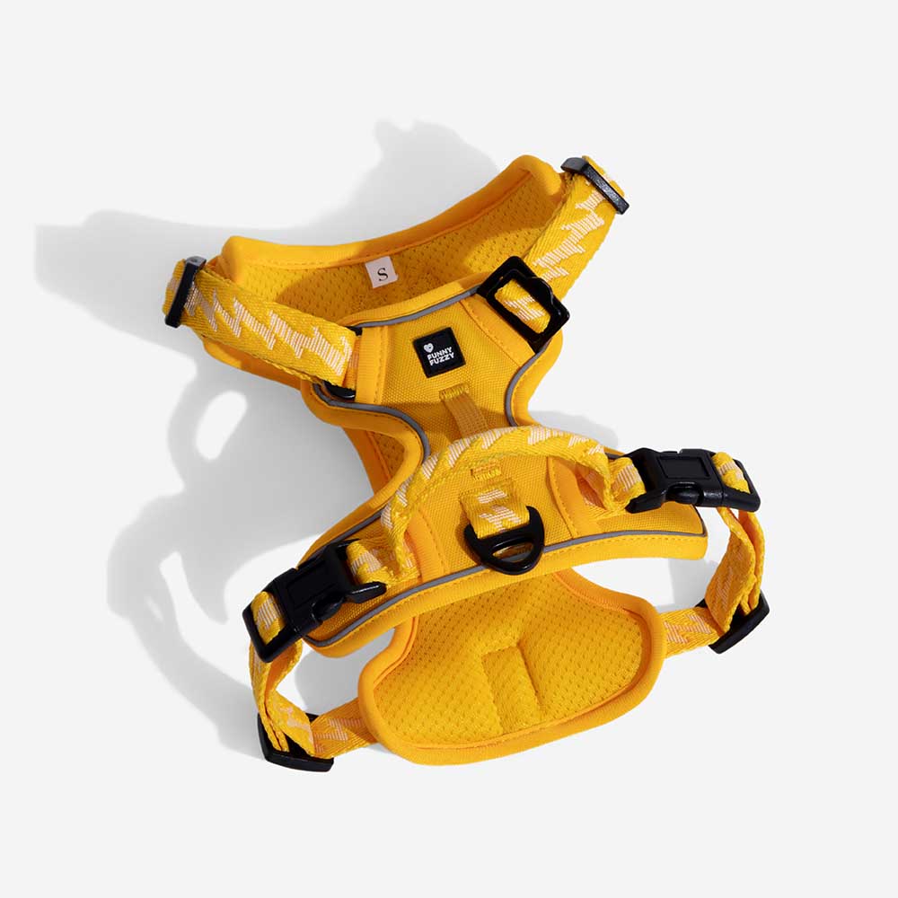 FUNNYFUZZY Imbracatura Riflettente Regolabile per Cani da Esterno - Flexi Walker