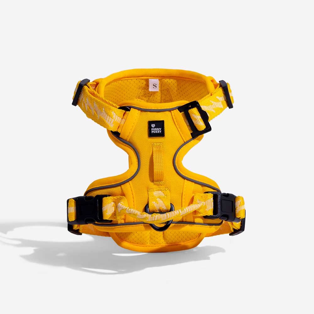 FUNNYFUZZY Imbracatura Riflettente Regolabile per Cani da Esterno - Flexi Walker