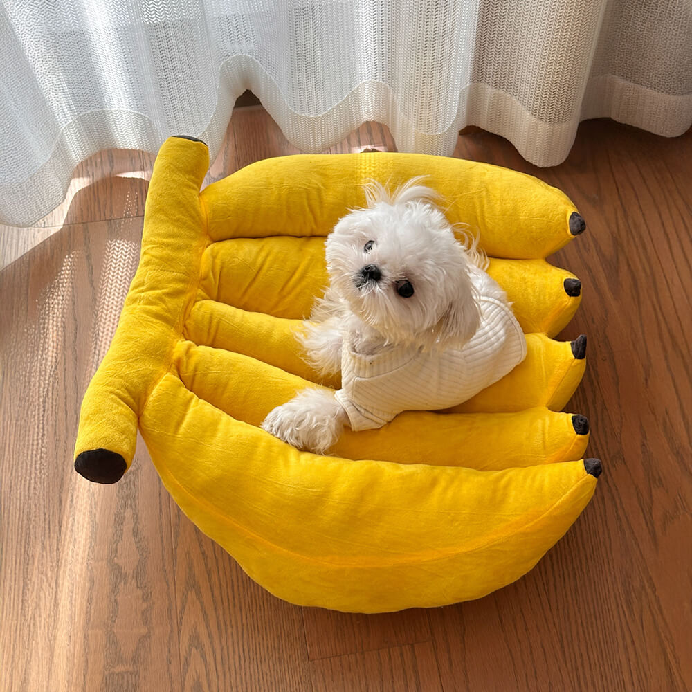 Nido per animali domestici morbido e adorabile Letto per cani a forma di banana