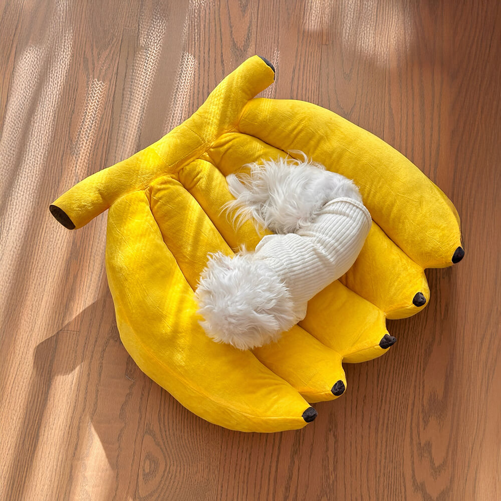Nido per animali domestici morbido e adorabile Letto per cani a forma di banana