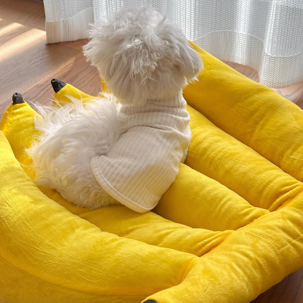 Nido per animali domestici morbido e adorabile Letto per cani a forma di banana