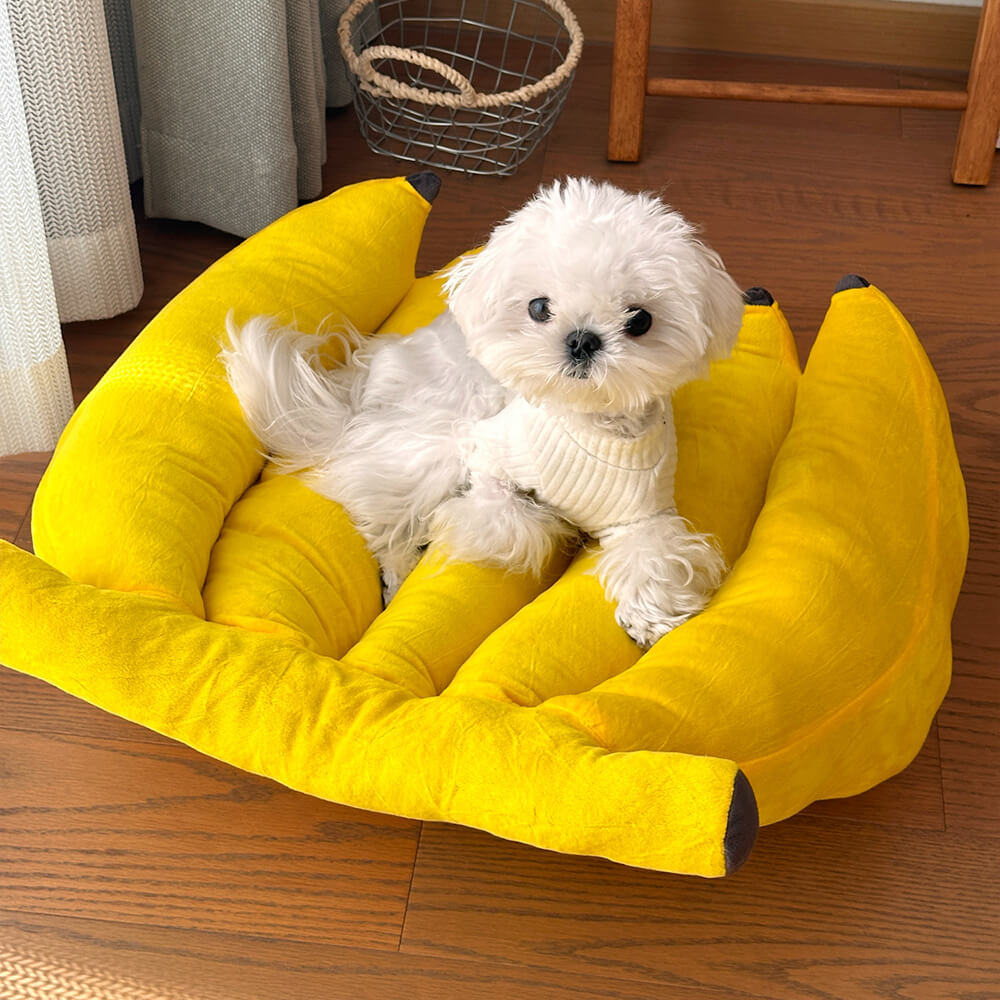 Nido per animali domestici morbido e adorabile Letto per cani a forma di banana