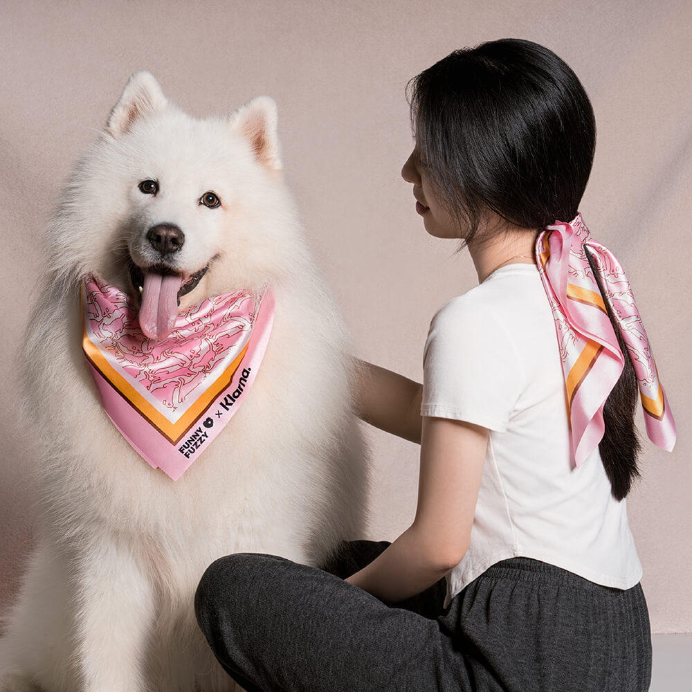 FUNNYFUZZY X Klarna Scarf per animali e umani