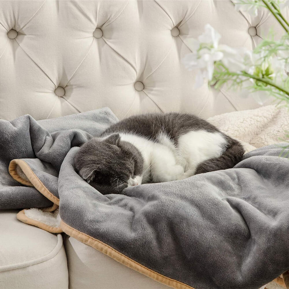 Plaid per animali in pile reversibile, accogliente e protettivo
