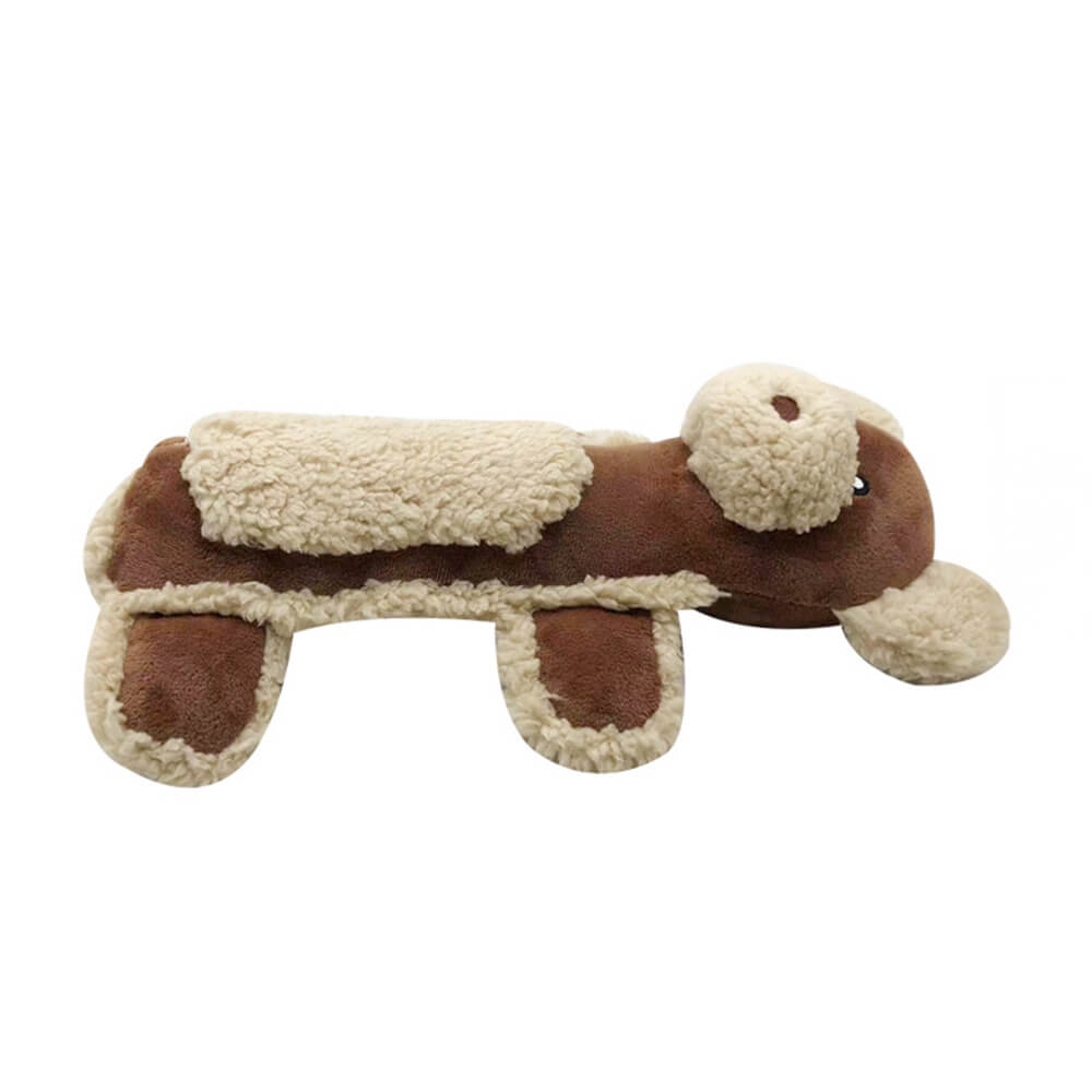 Giocattolo per cani interattivo in morbido peluche a forma di topo orso, durevole e squeaky.