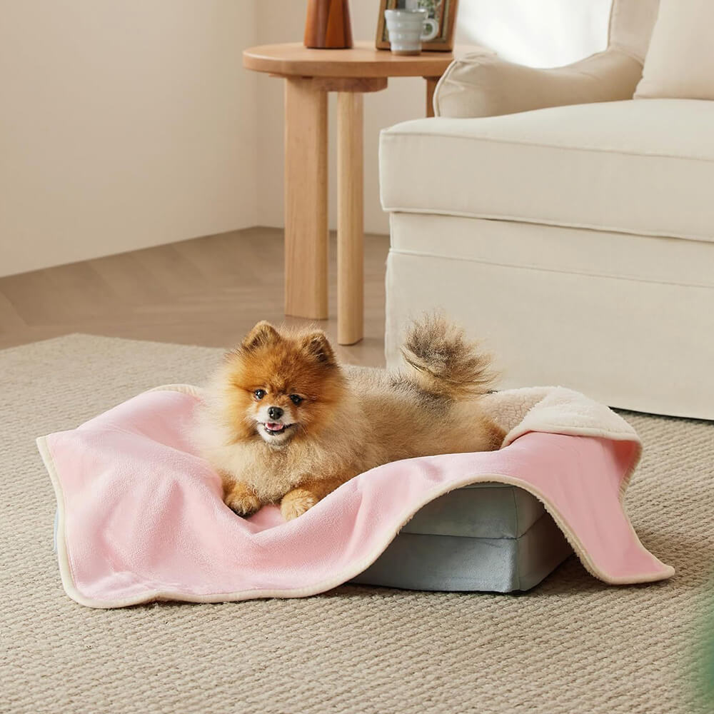 Plaid per animali in pile reversibile, accogliente e protettivo