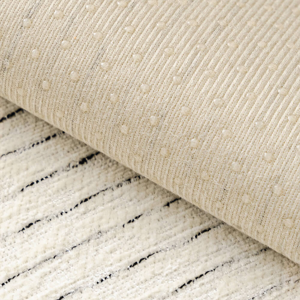 Copridivano in chenille a righe moderne francesi