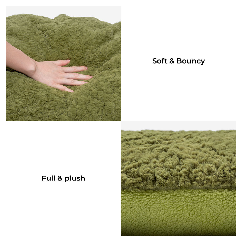 Letto per Cani Multifunzione Comfort 2 in 1 in Fleece Morbido e Peloso