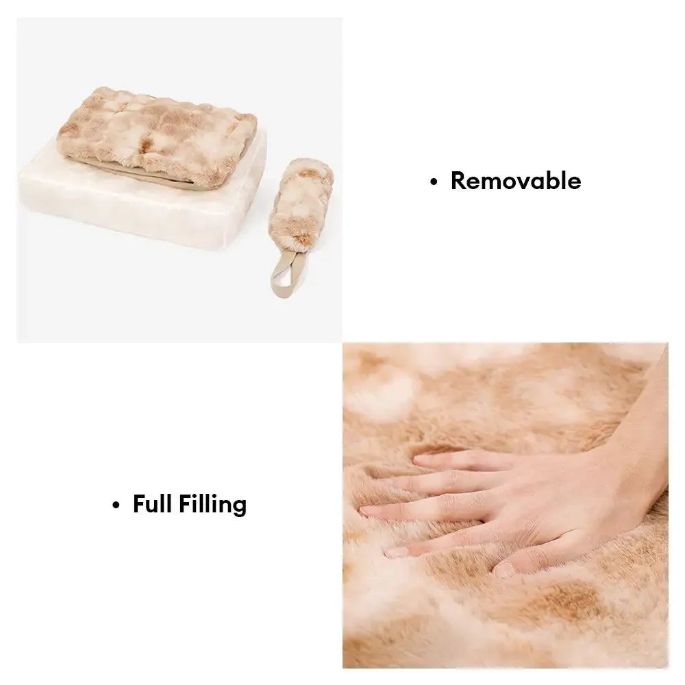 Cuscino letto per cani morbido, confortevole e profondo per il sonno.