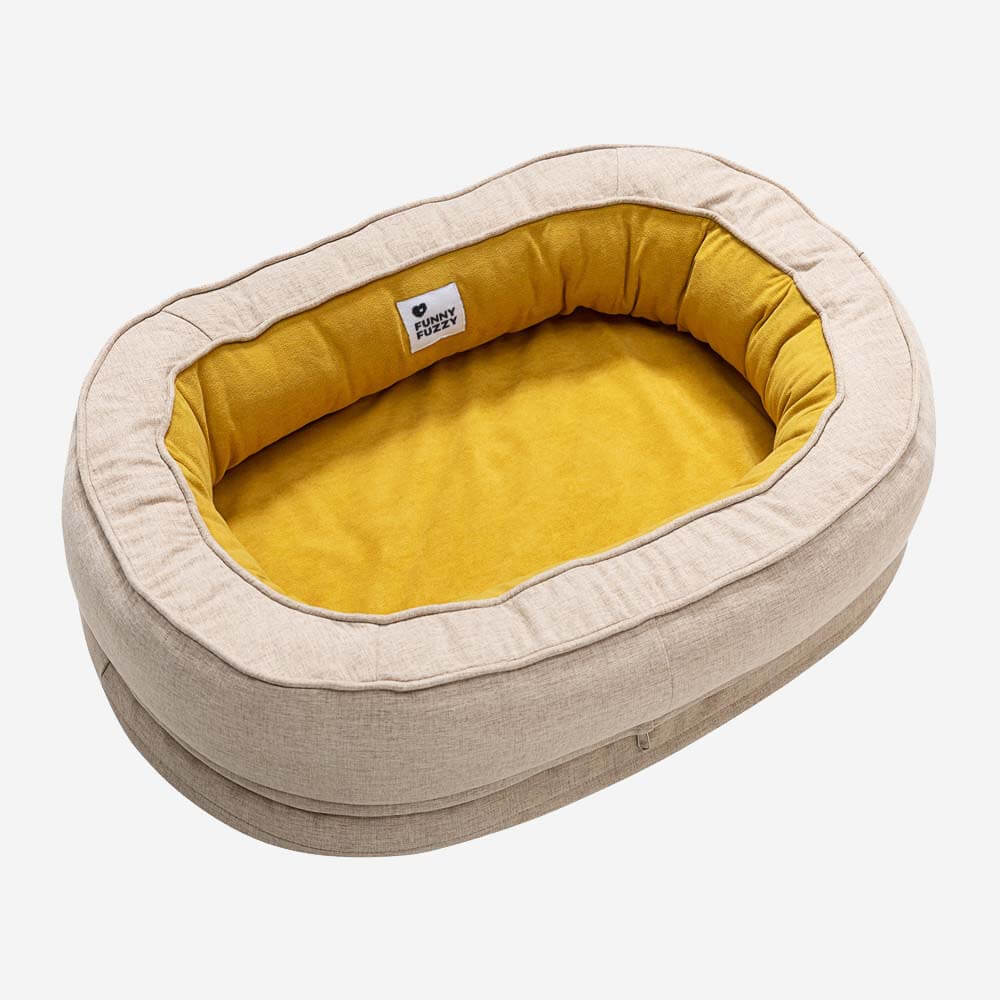 Letto ortopedico per cani a ciambella fluffy