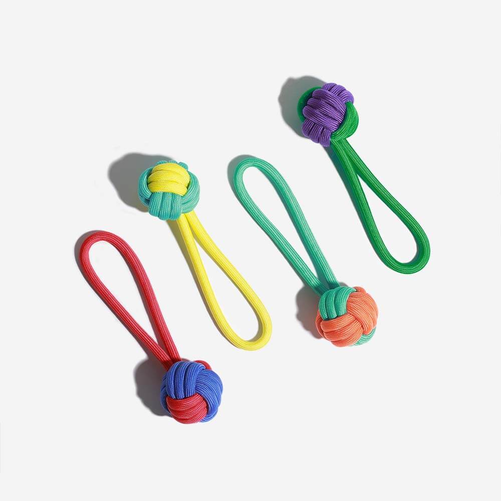 Gioco per cani Knots Rope Tug - Clash di Colori