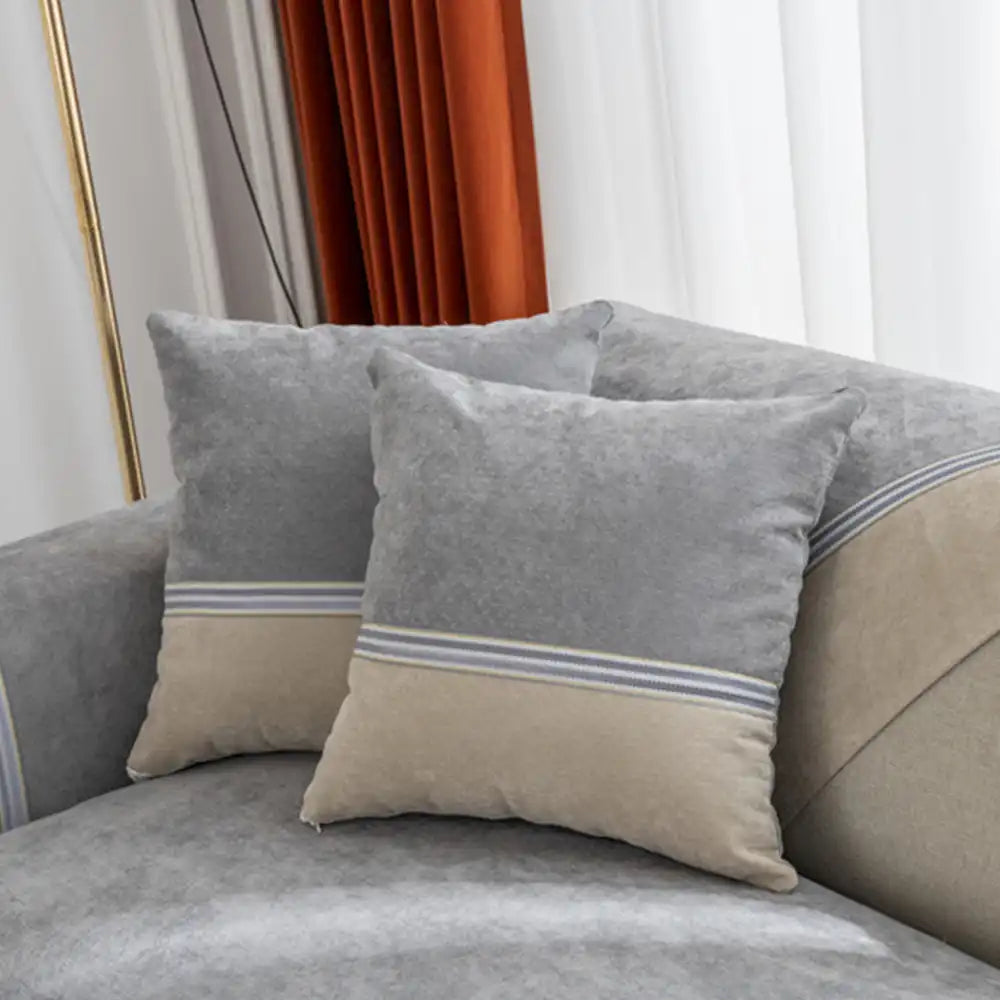 Copertura per divano anti-scivolo colorblock resistente all'acqua per animali domestici e bambini di All Seasons