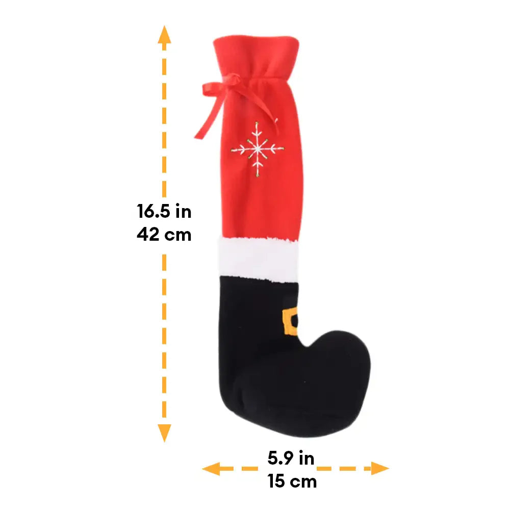 Coperture per le gambe delle sedie decorate a Natale