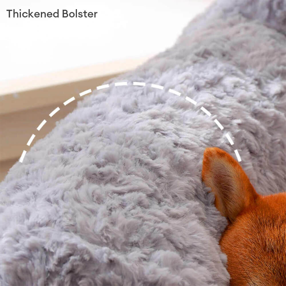 Letto per cani e gatti accogliente, con supporto completo, caldo, rimovibile e lavabile.