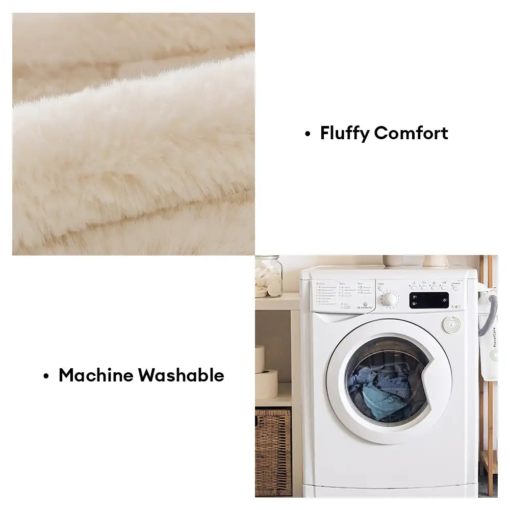 Copridivano decorativo in peluche morbido per protezione dei mobili