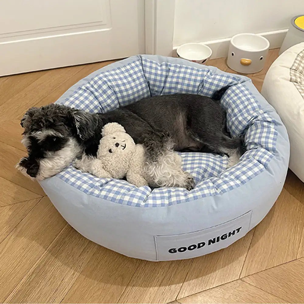 Buonanotte Letto per Cani Calmante Profondamente Con Orsetto Giochi