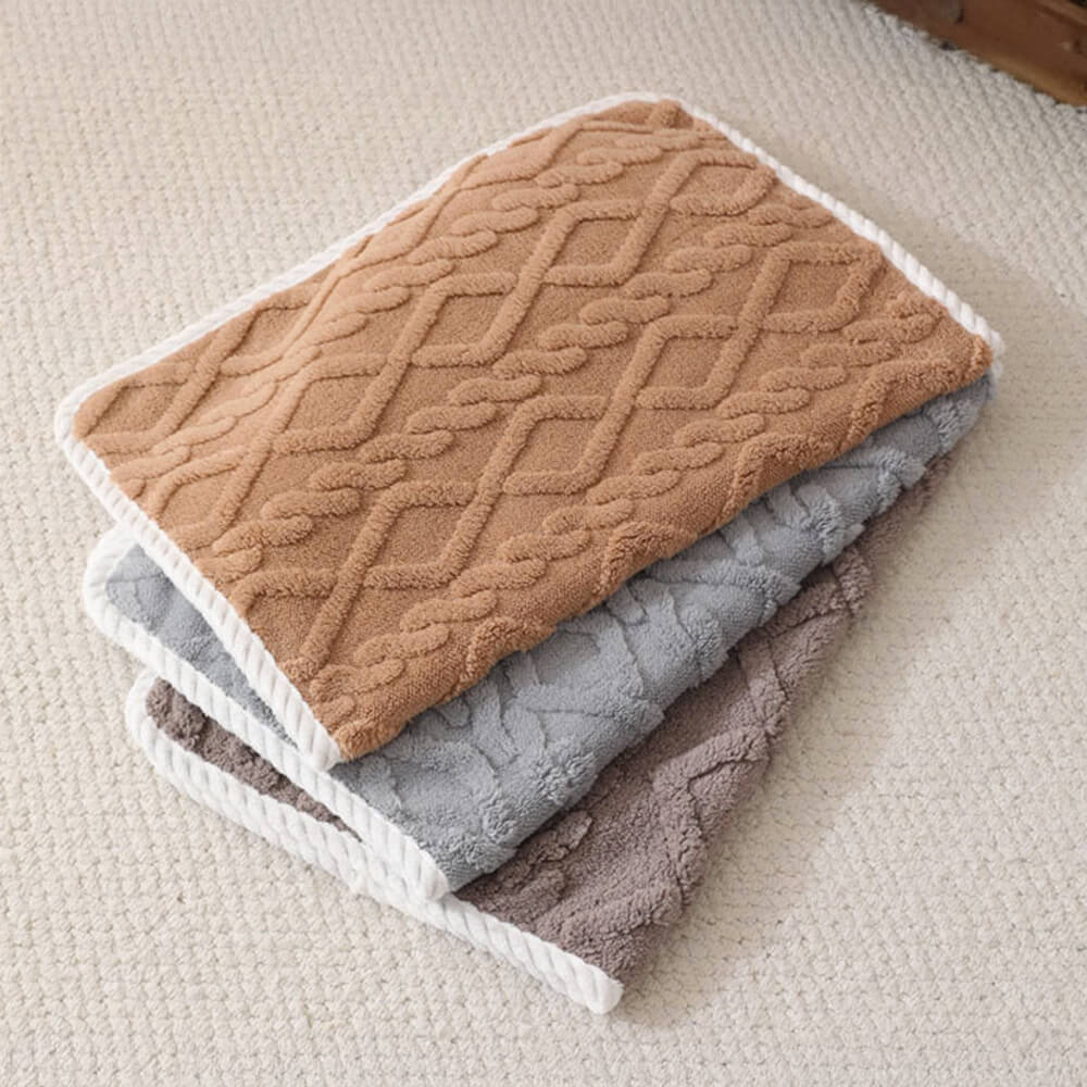 Coperta per cani in pile polare caldo e morbido, impermeabile e di lusso.