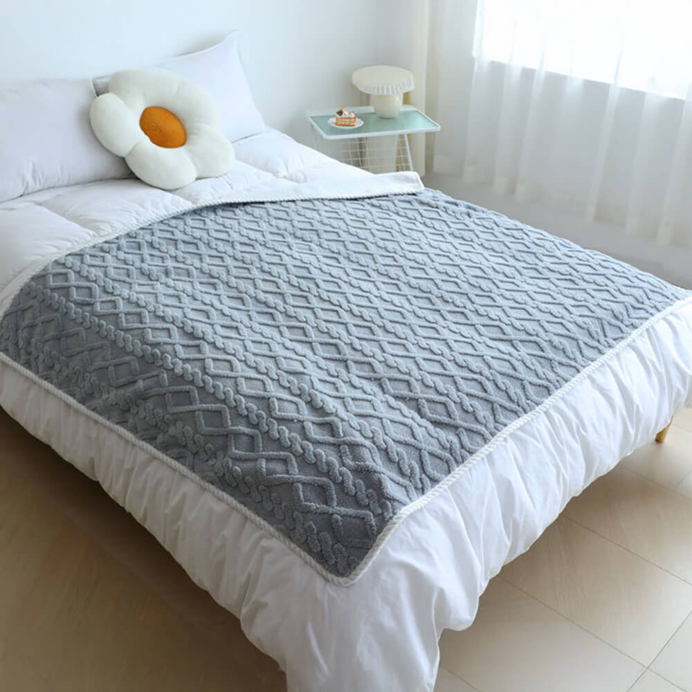 Coperta per cani in pile polare caldo e morbido, impermeabile e di lusso.