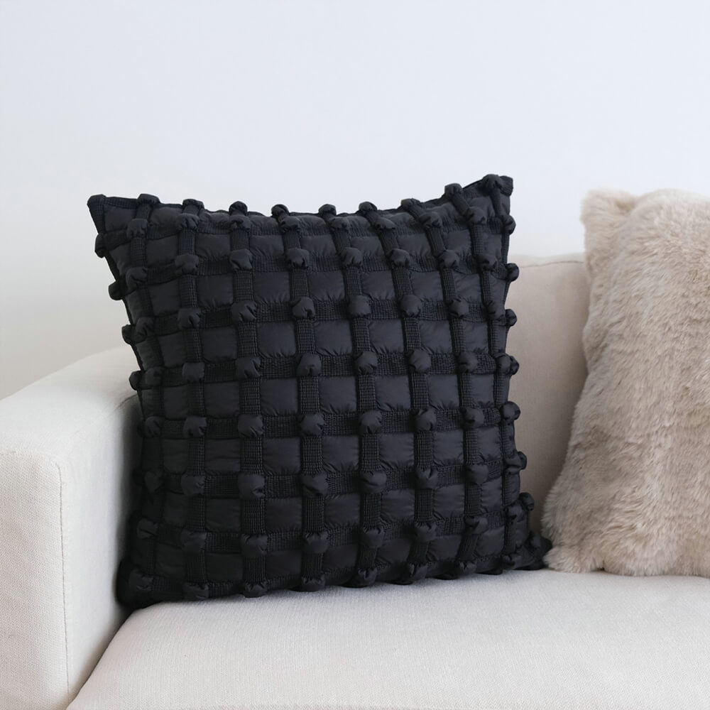 Cuscino lombare decorativo a scacchi di moda di lusso per divano domestico