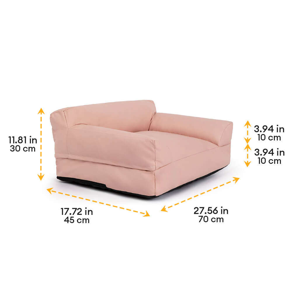 Letto sofa per cani e gatti di lusso, impermeabile, lavabile e con supporto.
