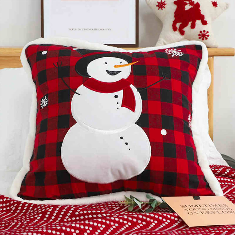 Cuscino lombare decorativo per il Natale, per il divano di casa.