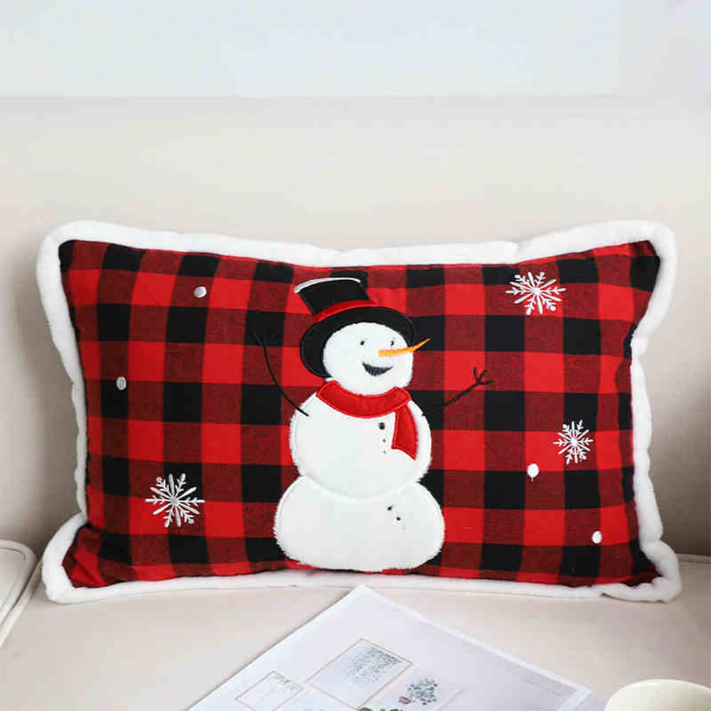 Cuscino lombare decorativo per il Natale, per il divano di casa.
