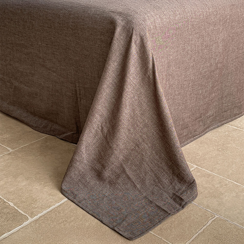 Set di lenzuola in cotone morbido a chevron minimalista