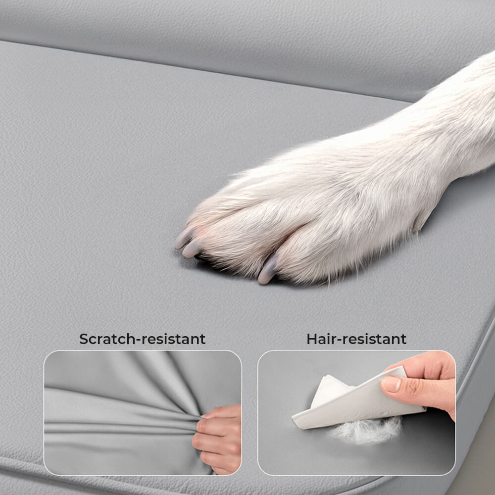 Letto per cani in tessuto tecnico impermeabile e resistente ai graffi ortopedico