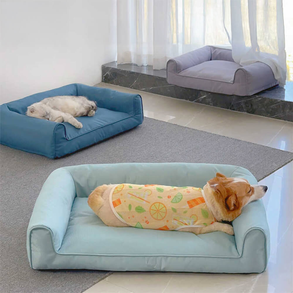 Letto per cani con cuscino rimovibile e lavabile in Oxford impermeabile