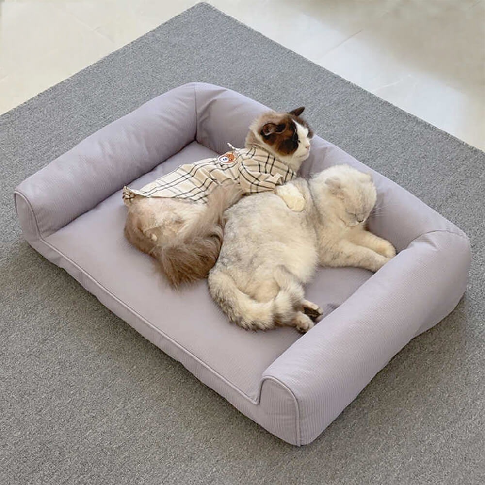Letto per cani con cuscino rimovibile e lavabile in Oxford impermeabile