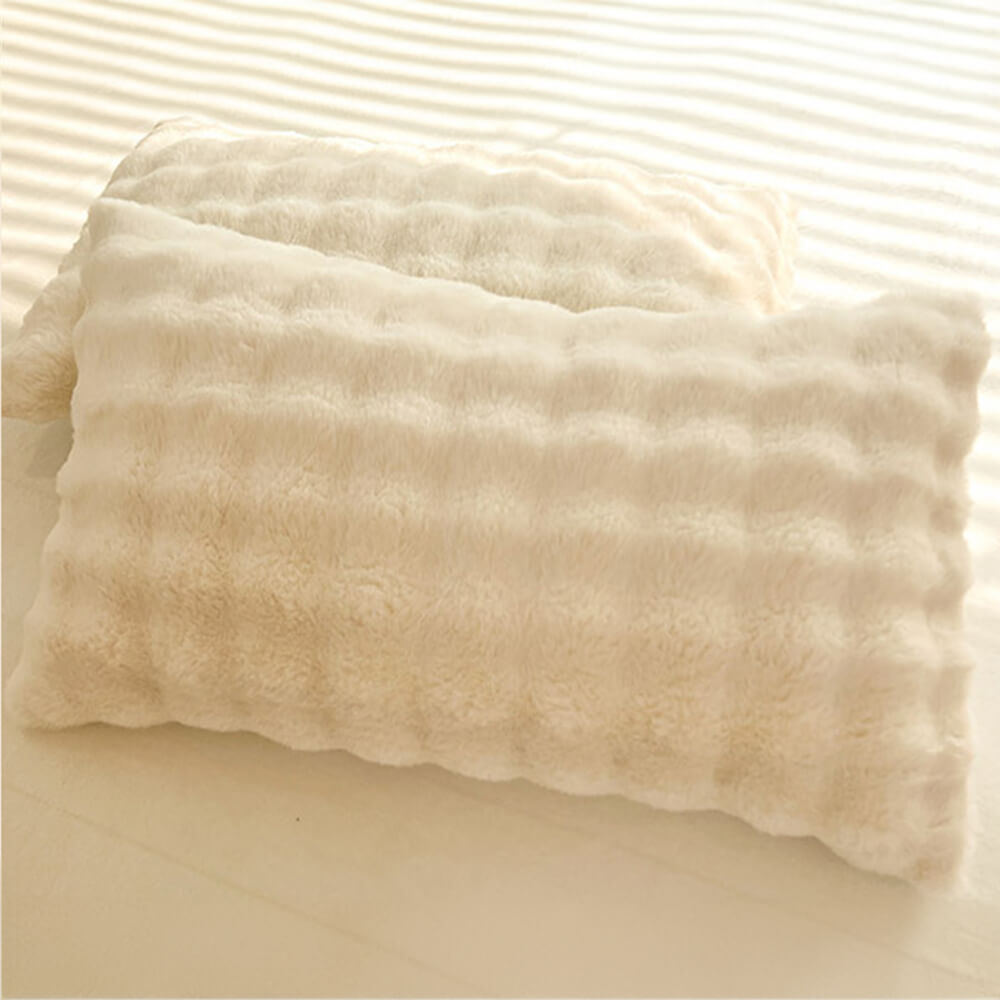 Set di lenzuola in morbido pelo di coniglio cinese, spesse e confortevoli