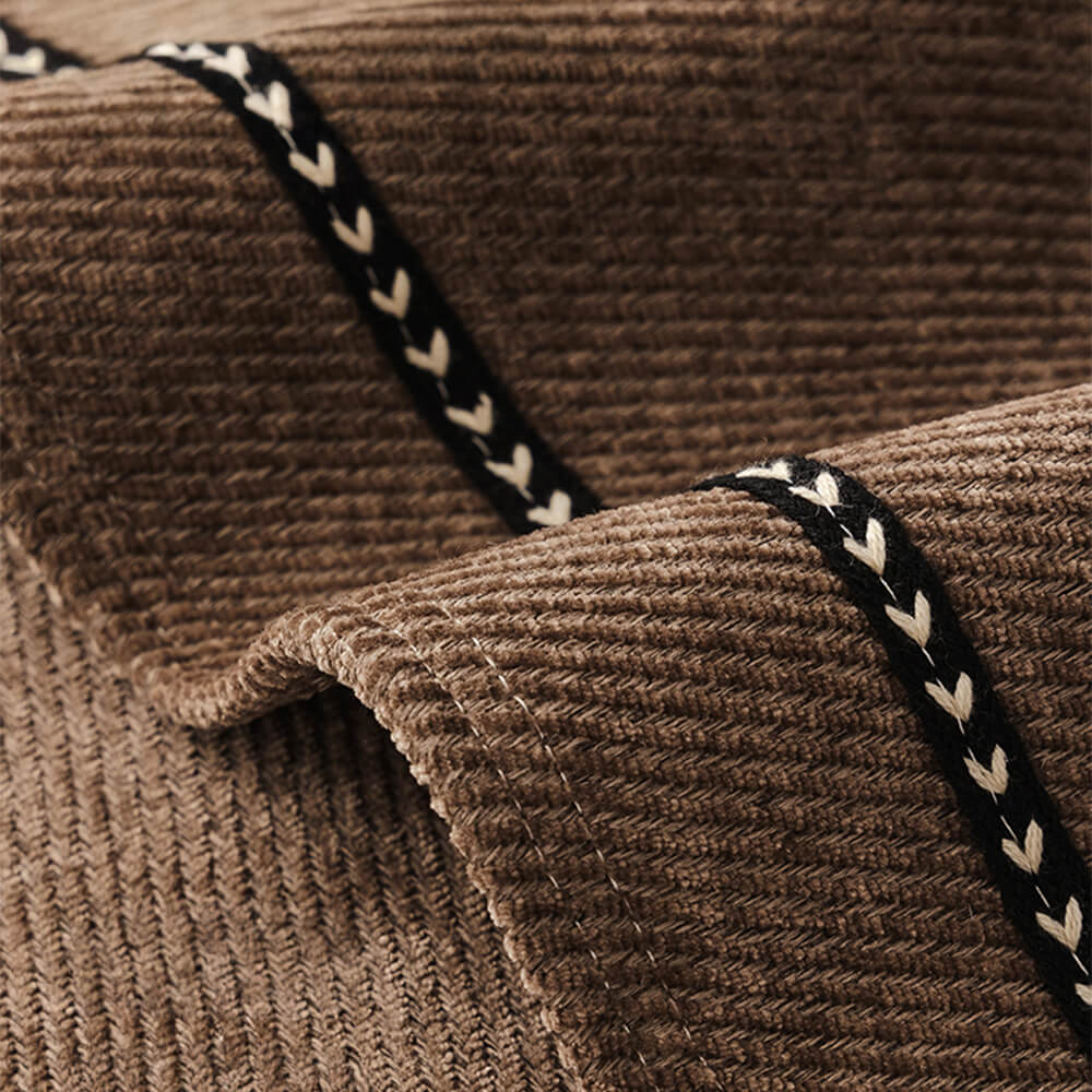 Copertura per divano in chenille antiscivolo ad alto peso, jacquard semplice e moderno