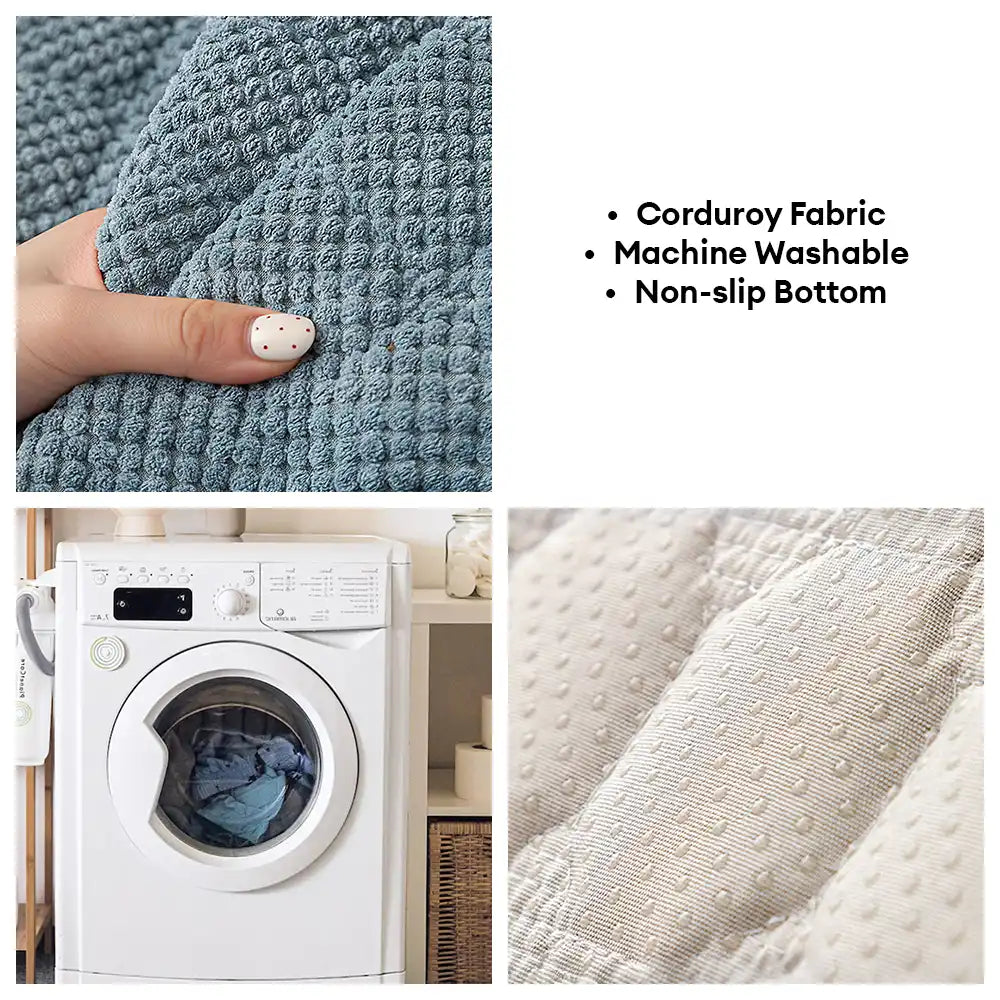 Copertura per divano quadrata in corduroy anti-graffio, adatta agli animali domestici e antiscivolo